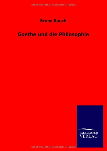 Goethe und die Philosophie