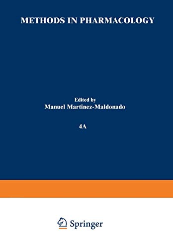 Methods in Pharmacology: Volume 4A Renal Pharmacology