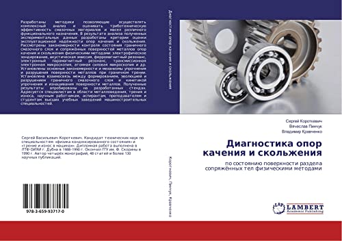 Korotkevich, S: Diagnostika opor kacheniya i skol'zheniya: po sostoqniü powerhnosti razdela soprqzhönnyh tel fizicheskimi metodami