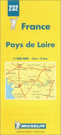 Michelin Karten, Bl.518 : Pays de Loire (Michelin Maps)