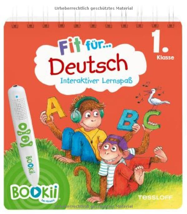 BOOKii Fit für Deutsch Interaktiver Lernspaß 1. Klasse (BOOKii / Antippen, Spielen, Lernen)