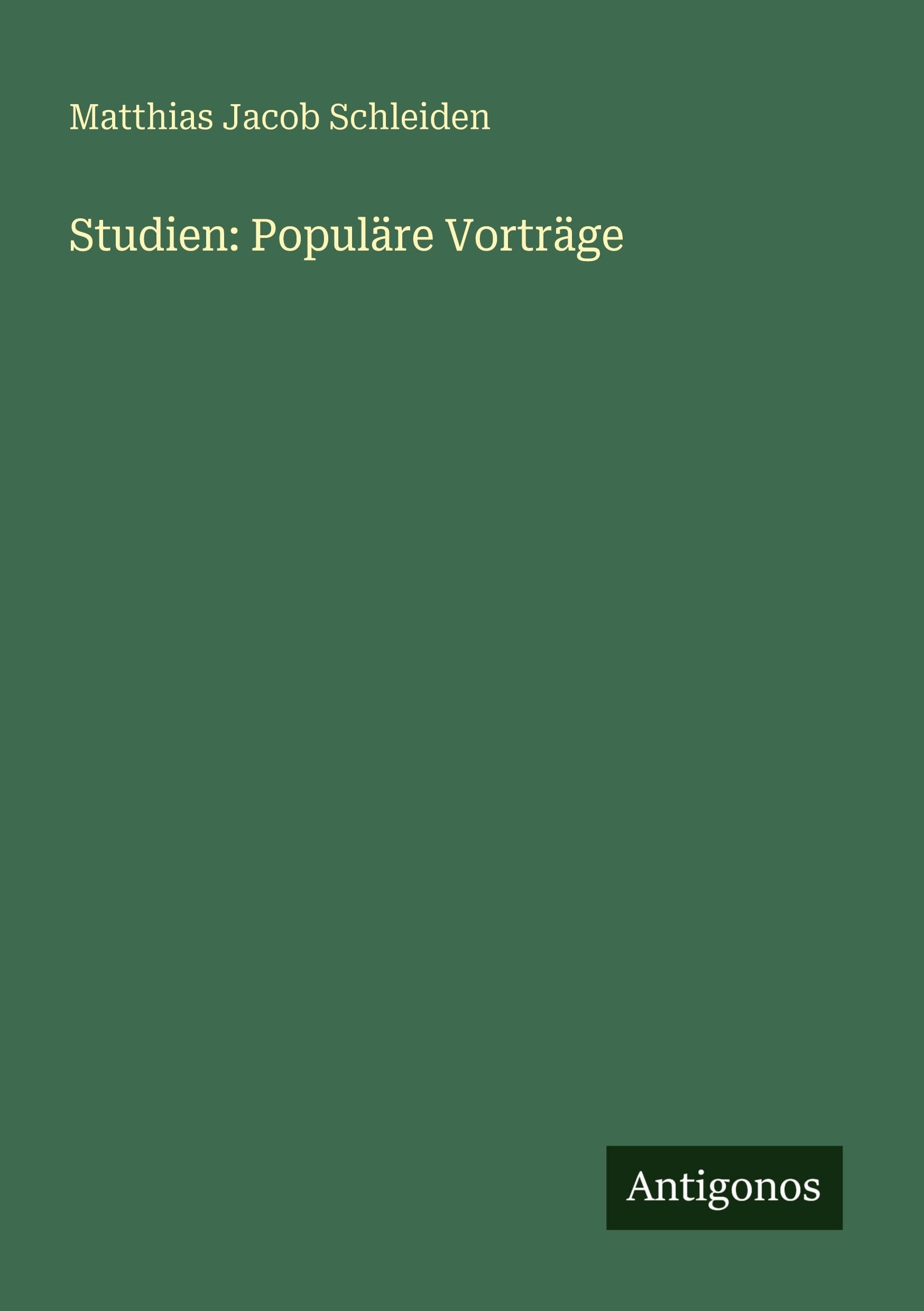 Studien: Populäre Vorträge