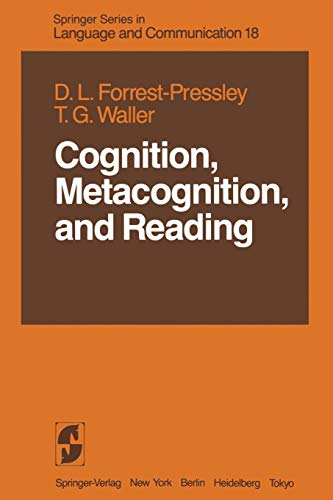 Cognition, Metacognition, and Reading (Springer Series in Language and Communication, 18, Band 18)