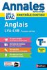 Annales Bac 2021 Anglais Terminale - Corrigé (Annales ABC BAC C.Continu)