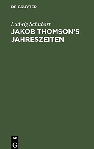 Jakob Thomson¿s Jahreszeiten