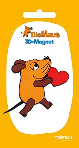 Trötsch Die Maus 3D-Magnet Maus mit Herz: Die Sendung mit der Maus