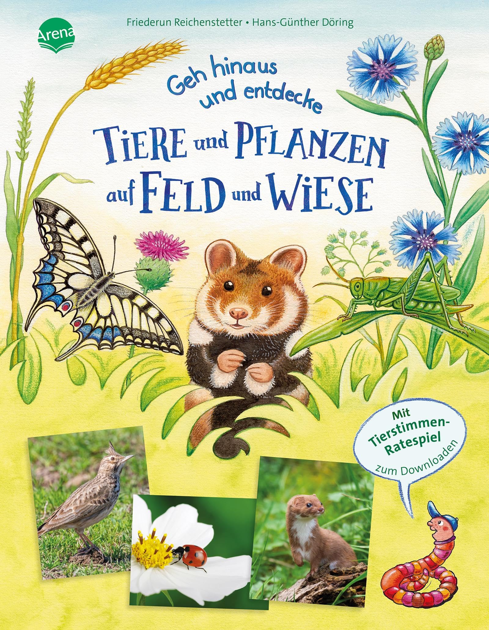 Geh hinaus und entdecke. Tiere und Pflanzen auf Feld und Wiese: Ein Naturerlebnis-Bilderbuch mit Outdoor-Tipps, geeignet für Kindergarten- und ... Tier-Geschichte mit vielen Sachinformationen)