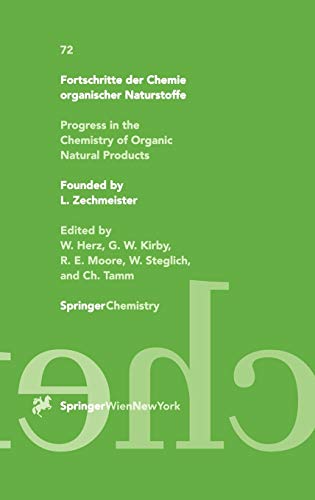 Fortschritte der Chemie organischer Naturstoffe / Progress in the Chemistry of Organic Natural Products (Fortschritte der Chemie organischer ... of Organic Natural Products, 72, Band 72)