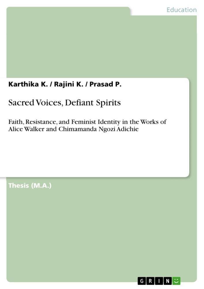Sacred Voices, Defiant Spirits