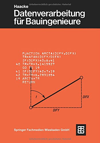 Datenverarbeitung für Bauingenieure