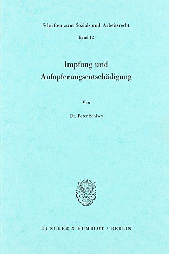 Impfung und Aufopferungsentschädigung.