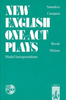 New English One-act Plays: Model Interpretations. Englische Lektüre für die Oberstufe