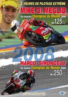 Pilotes de légende : mike di meglio - marco simoncelli, champions du monde 2008 en 125 et 250 cc [FR Import]