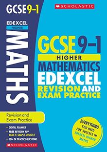 GCSE Higher Maths Edexcel Revision Guide and Practice Book. Perfect for Home Learning and includes a free revision app (Scholastic GCSE Grades 9-1 Revision and Practice)