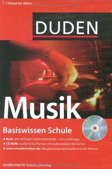 Duden. Basiswisssen Schule. Musik: 7. Klasse bis Abitur