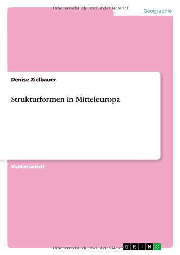 Strukturformen in Mitteleuropa