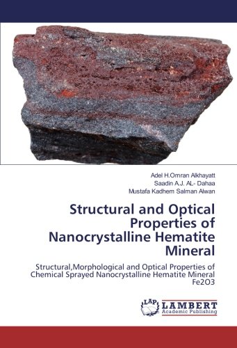 Structural and Optical Properties of Nanocrystalline Hematite Mineral: Structural,Morphological and Optical Properties of Chemical Sprayed Nanocrystalline Hematite Mineral Fe2O3