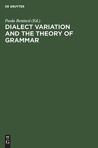 Dialect Variation and the Theory of Grammar: Proceedings of the GLOW Workshop in Venice, 1987