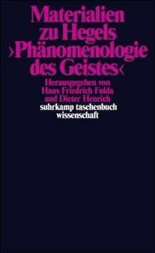 Materialien zu Hegels »Phänomenologie des Geistes« (suhrkamp taschenbuch wissenschaft)