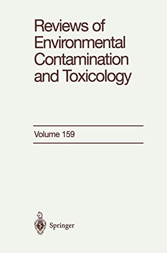 Reviews of Environmental Contamination and Toxicology: Continuation Of Residue Reviews (Reviews of Environmental Contamination and Toxicology, 159, Band 159)