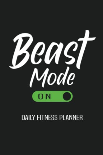 unbekannt Beast Mode On Daily Fitness Planner, Weight Training Planner, Meal And Exercise Planner, Diet Fitness Health Planner, Gym Planner Page