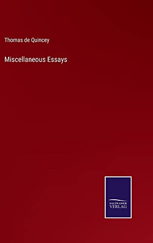 Miscellaneous Essays