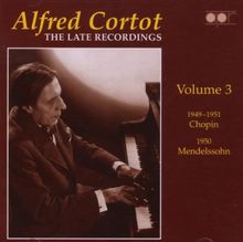 Alfred Cortot: Die späten Aufnahmen Vol.3 - 1949-51
