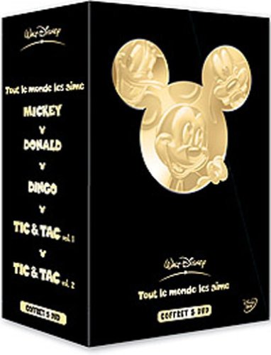 Tout le monde les aime : Mickey / Donald / Dingo / Tic et Tac, Vol. 1 & 2 - Coffret 5 DVD [FR IMPORT]
