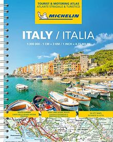 Michelin Straßenatlas Italien mit Spiralbindung: Maßstab 1:3.000.000; Auflage 2022 (MICHELIN Atlanten)