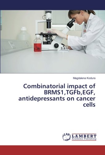 Combinatorial impact of BRMS1,TGFb,EGF, antidepressants on cancer cells