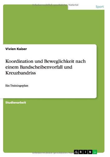 Koordination und Beweglichkeit nach einem Bandscheibenvorfall und Kreuzbandriss: Ein Trainingsplan