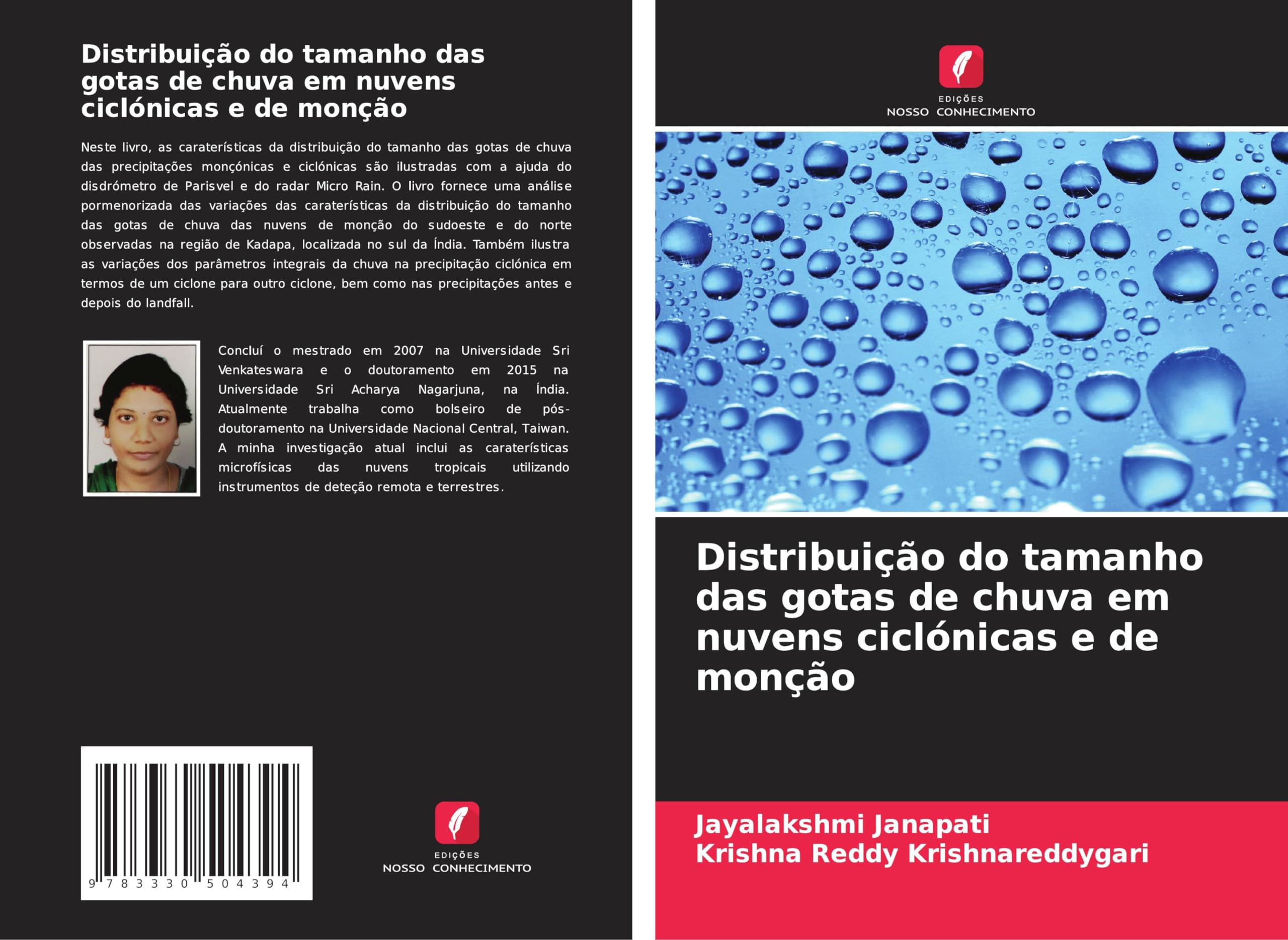 Distribuição do tamanho das gotas de chuva em nuvens ciclónicas e de monção