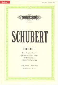 Lieder, Band 1 / Neue Ausgabe / URTEXT: Hohe Singstimme / (für Gesang und Klavier)