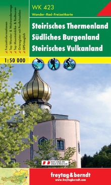 Freytag Berndt Wanderkarten, WK 423, Steirisches Thermenland - Südliches Burgenland - Maßstab 1:50.000