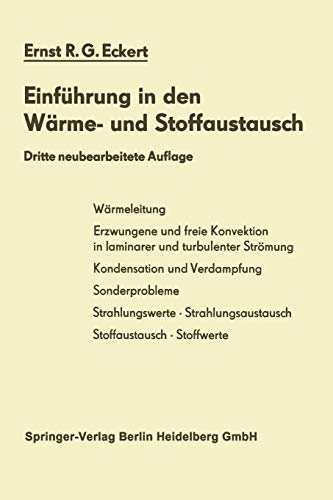 Einführung in den Wärme- und Stoffaustausch