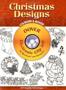 Christmas Designs CD-ROM and Book [With Electronic Clip Art for Macintosh and Windows] (Dover Electronic Clip Art)