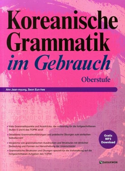 Koreanische Grammatik im Gebrauch - Oberstufe: mit MP3 Download & QR Codes im Buch