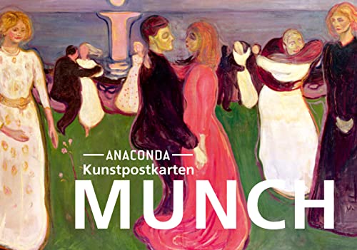Postkarten-Set Edvard Munch: 18 Kunstpostkarten aus hochwertigem Karton. ca. 0,28€ pro Karte (Anaconda Postkarten, Band 67)