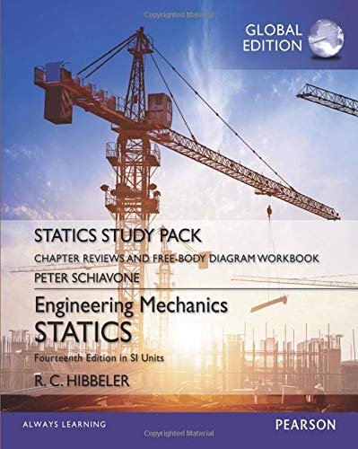 Russell Hibbeler Engineering Mechanics, Statics, Statics, Study Pack, Si Edition