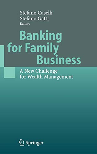 Banking for Family Business: A New Challenge for Wealth Management