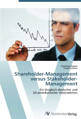 Shareholder-Management versus Stakeholder-Management: Ein Vergleich deutscher und US-amerikanischer Unternehmen