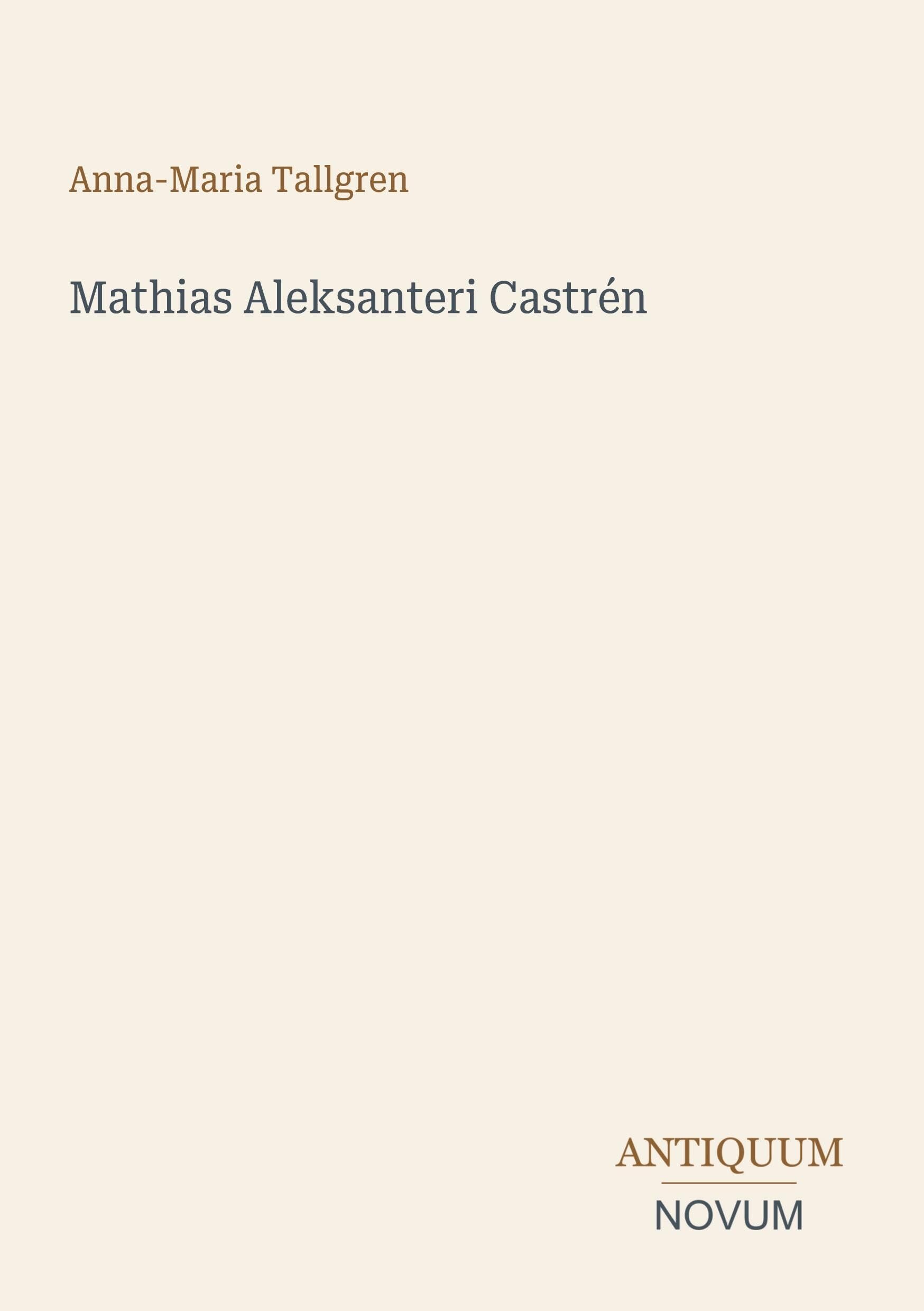 Mathias Aleksanteri Castrén