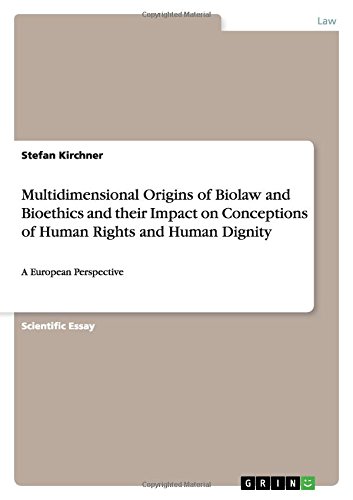 Multidimensional Origins of Biolaw and Bioethics and their Impact on Conceptions of Human Rights and Human Dignity: A European Perspective