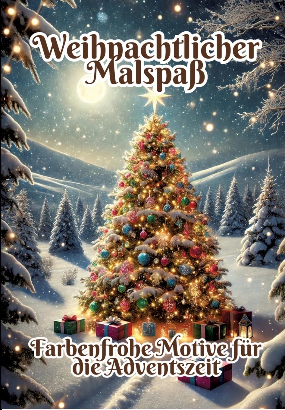 Weihnachtlicher Malspaß: Farbenfrohe Motive für die Adventszeit