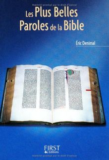 Les plus belles paroles de la Bible