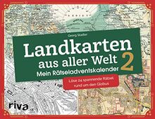 Landkarten aus aller Welt 2 – Mein Rätseladventskalender: Löse 24 spannende Rätsel rund um den Globus. Das perfekte Geschenk für alle Rätsel-und Geographiefans. Ab 12 Jahren