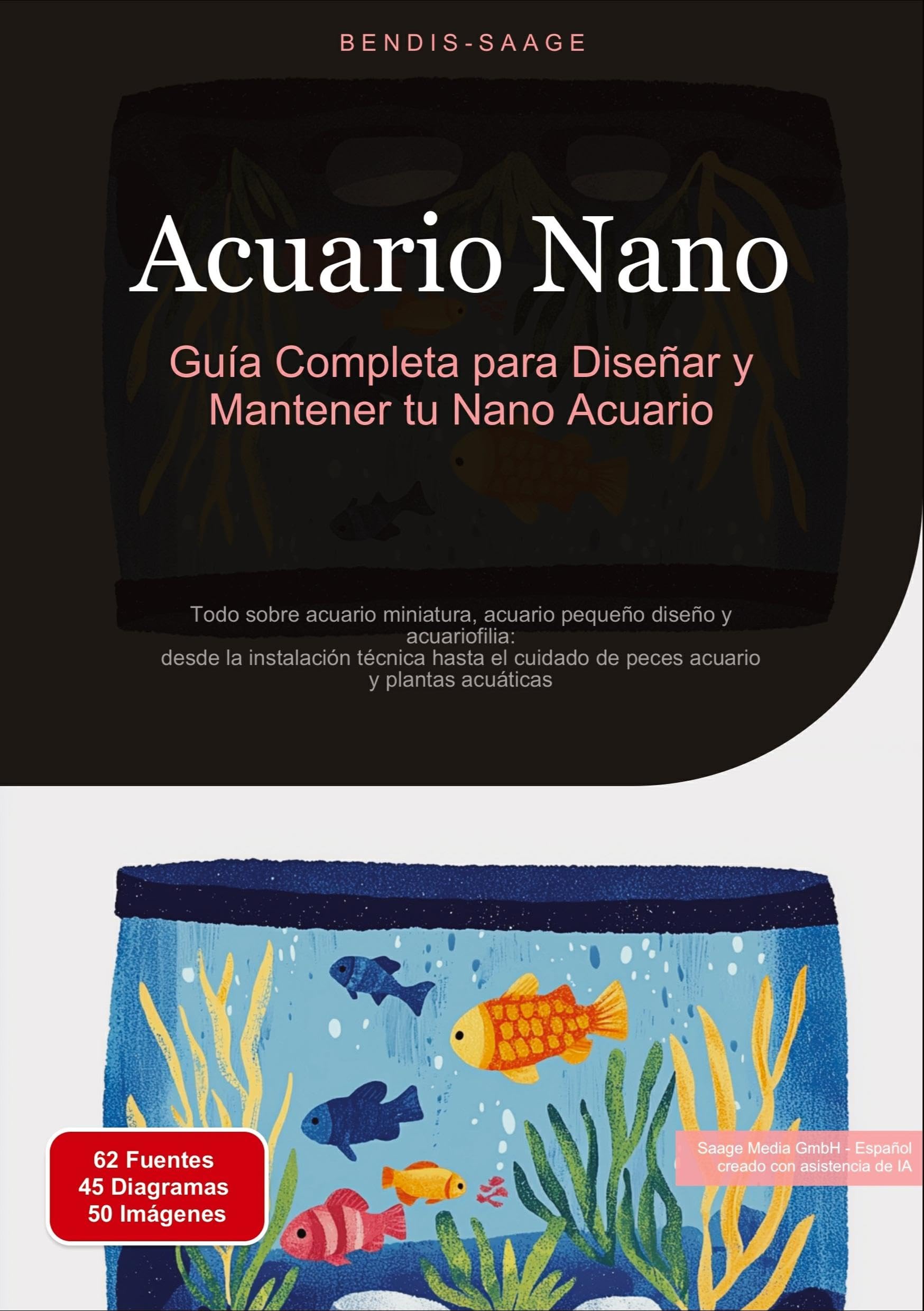 Acuario Nano: Guía Completa para Diseñar y Mantener tu Nano Acuario: Todo sobre acuario miniatura, acuario pequeño diseño y acuariofilia: desde la ... cuidado de peces acuario y plantas acuáticas