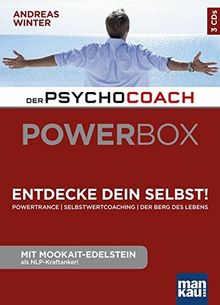 Der Psychocoach: Power-Box: Entdecke dein Selbst! Mit Mookait-Edelstein als NLP-Kraft-Anker und Bonus-DVD &#34;Zielen - loslassen - erreichen!&#34;