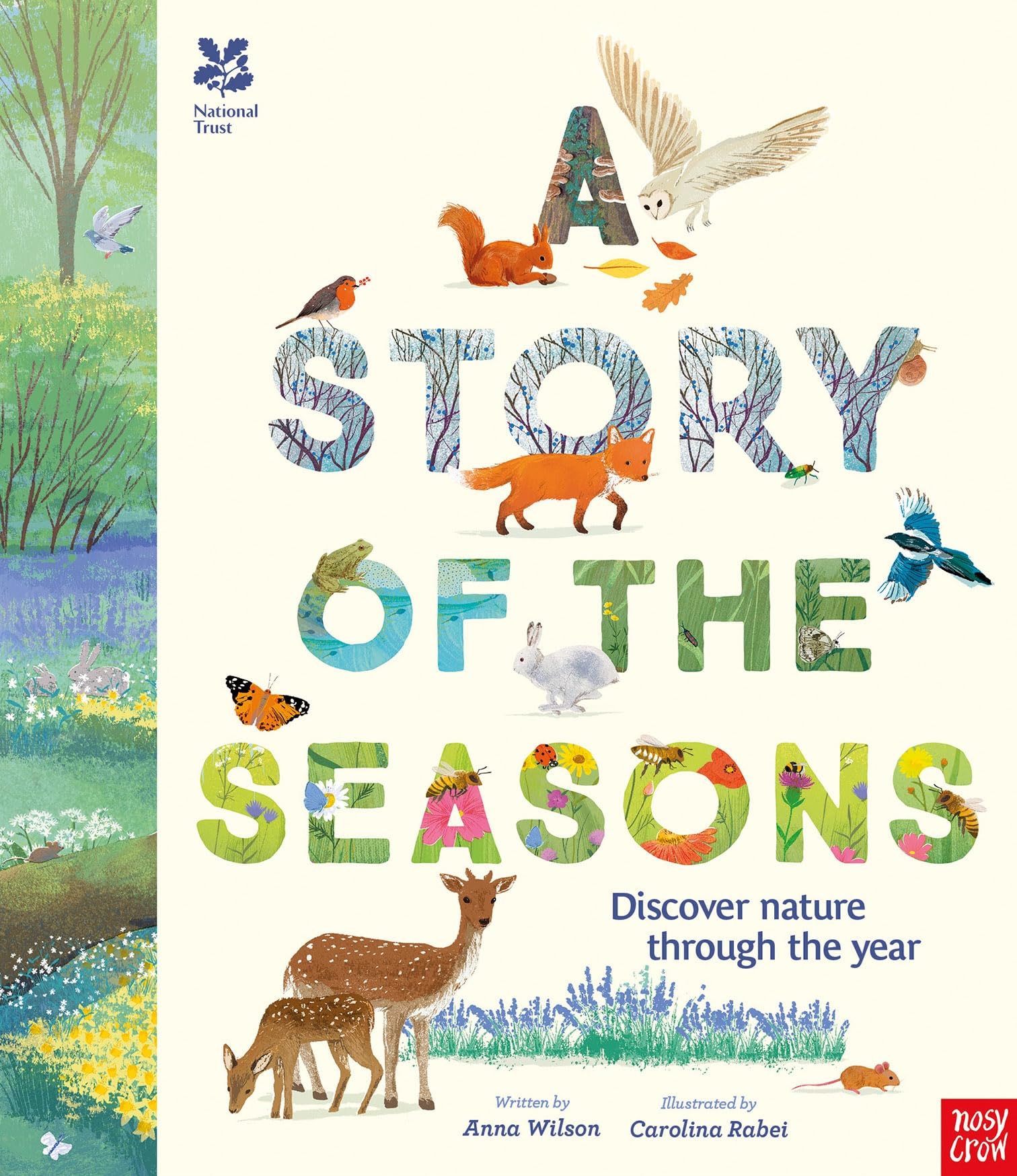 Anna Wilson National Trust, A Story Of The Seasons, Discover Nature Through The Year