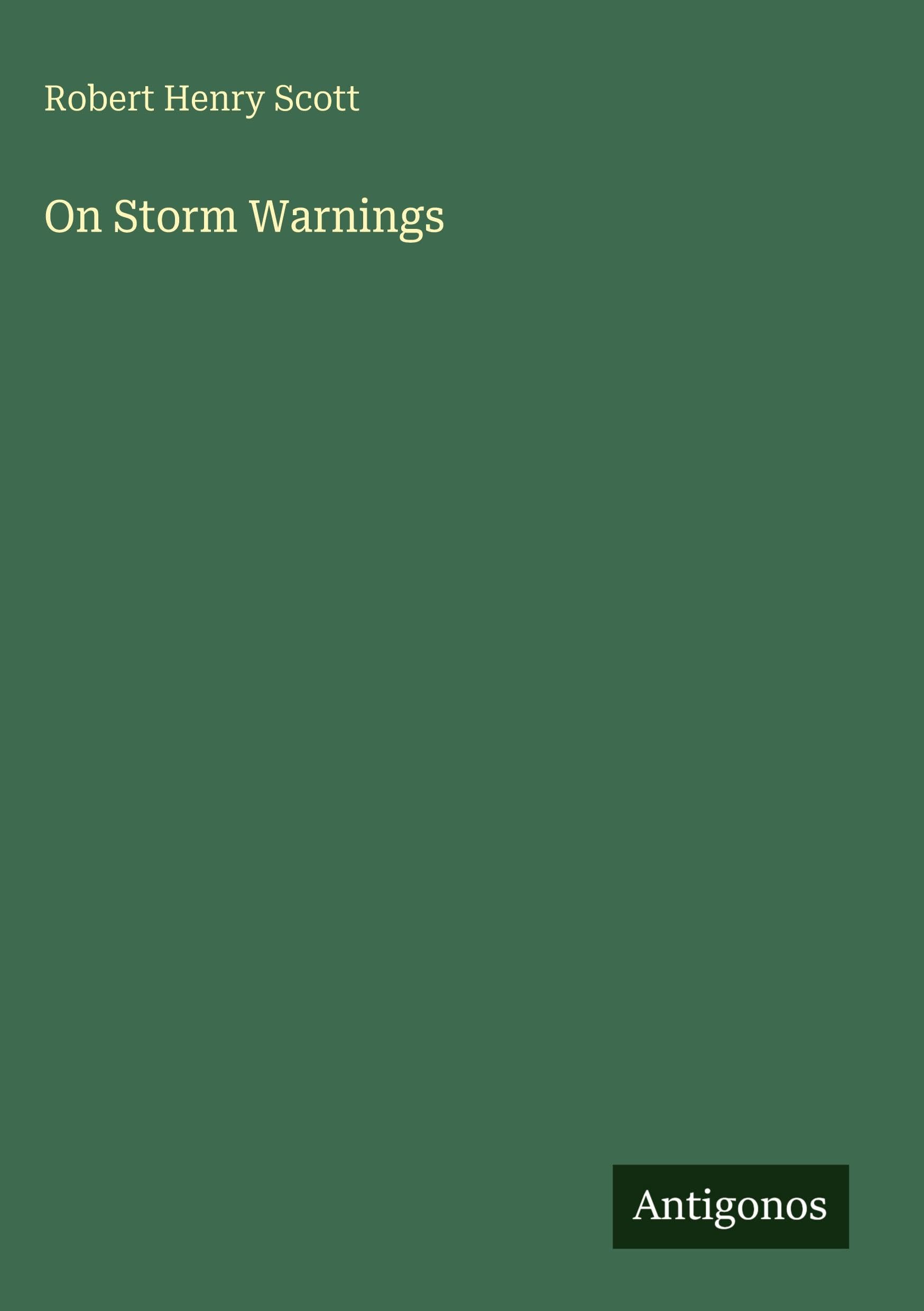 On Storm Warnings